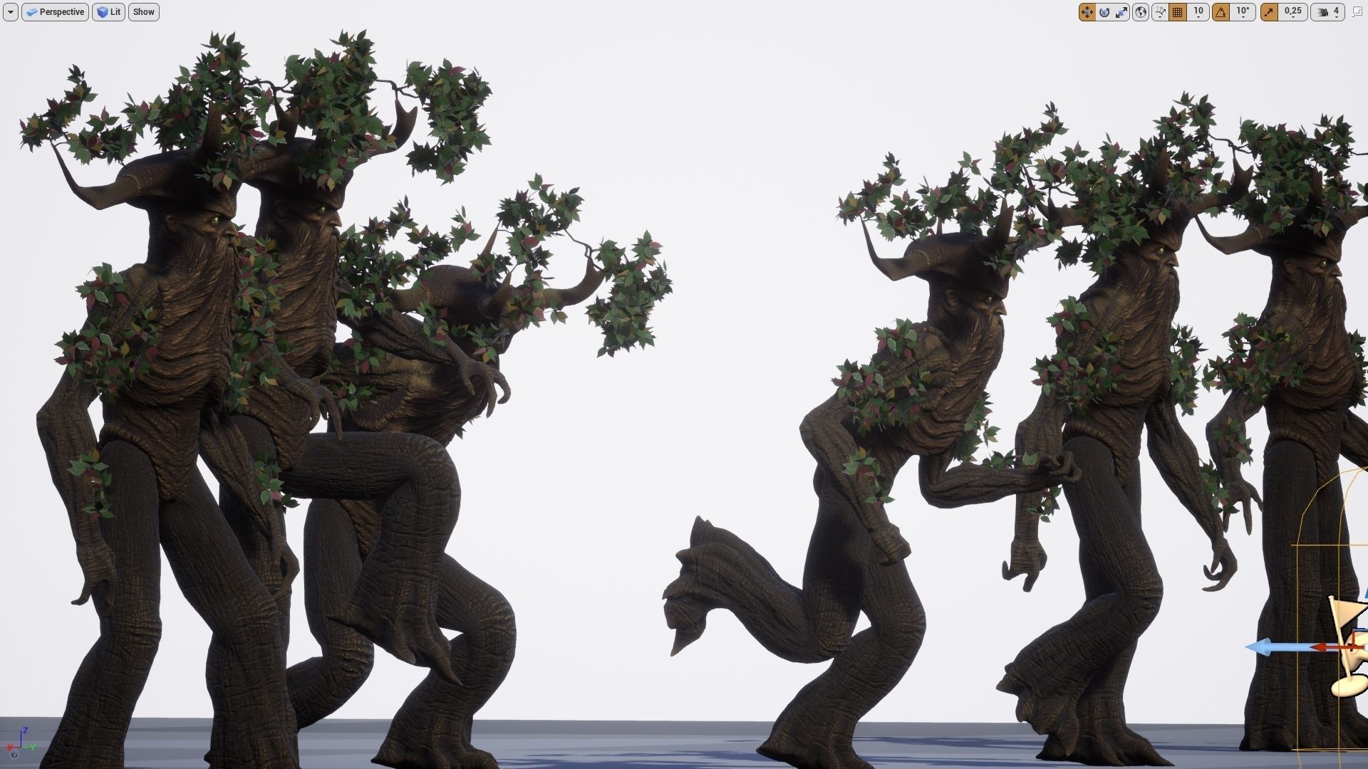 Ent Guardian Low-poly 3D model_8