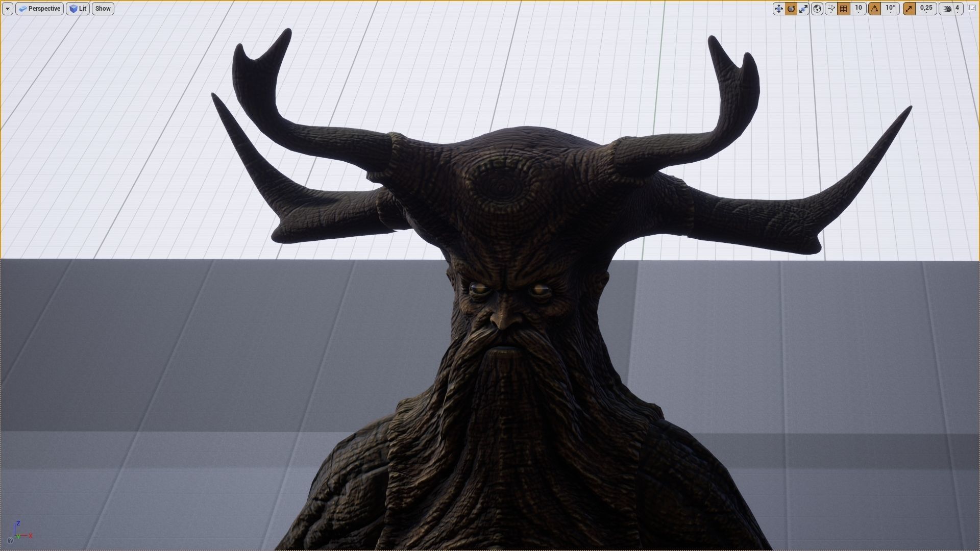 Ent Guardian Low-poly 3D model_3