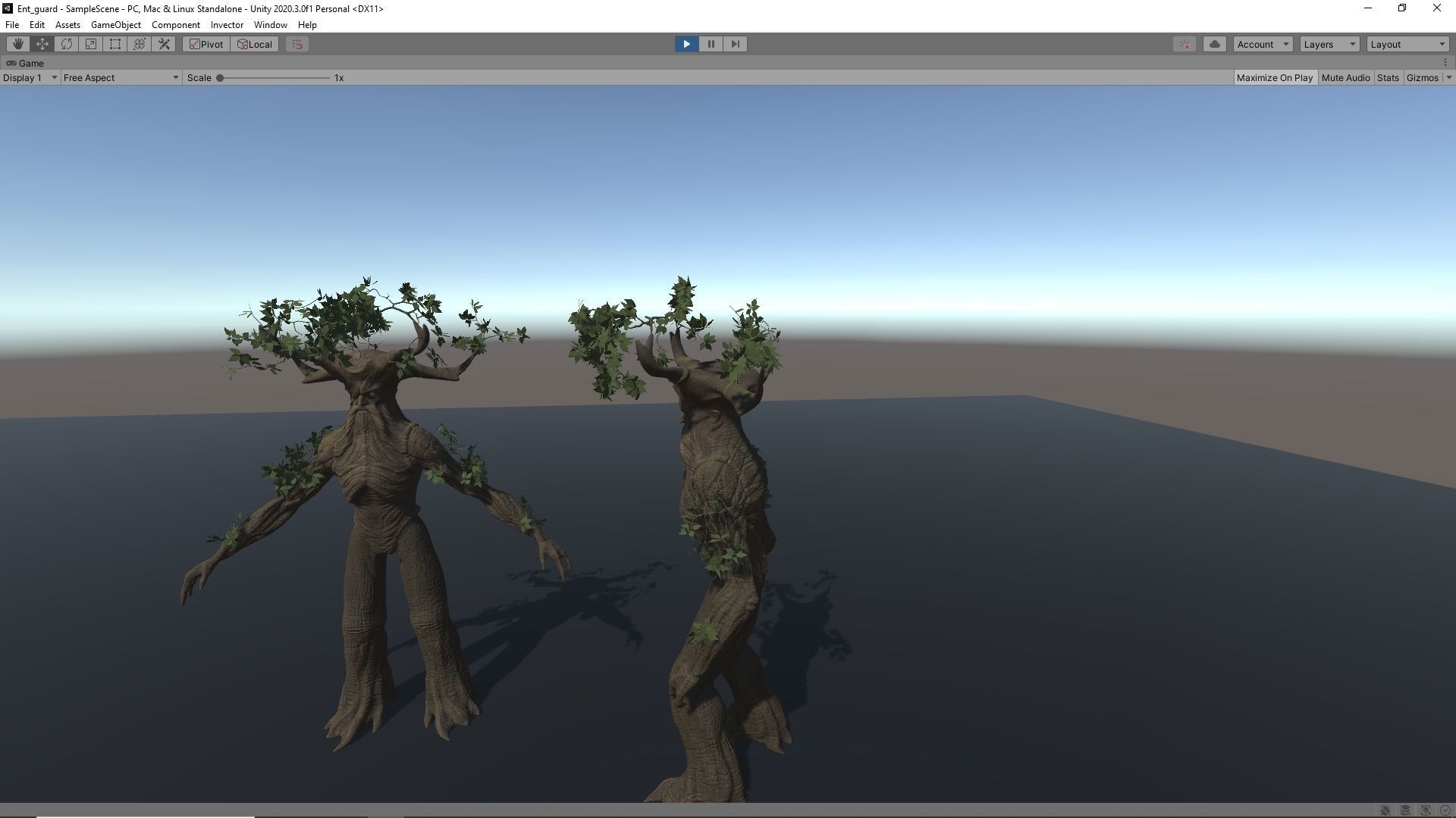 Ent Guardian Low-poly 3D model_20