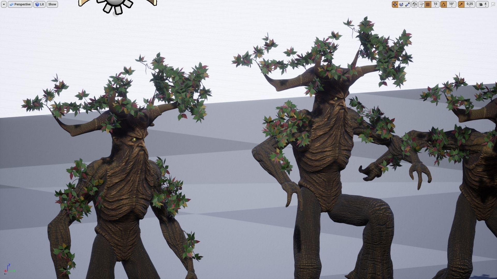 Ent Guardian Low-poly 3D model_13