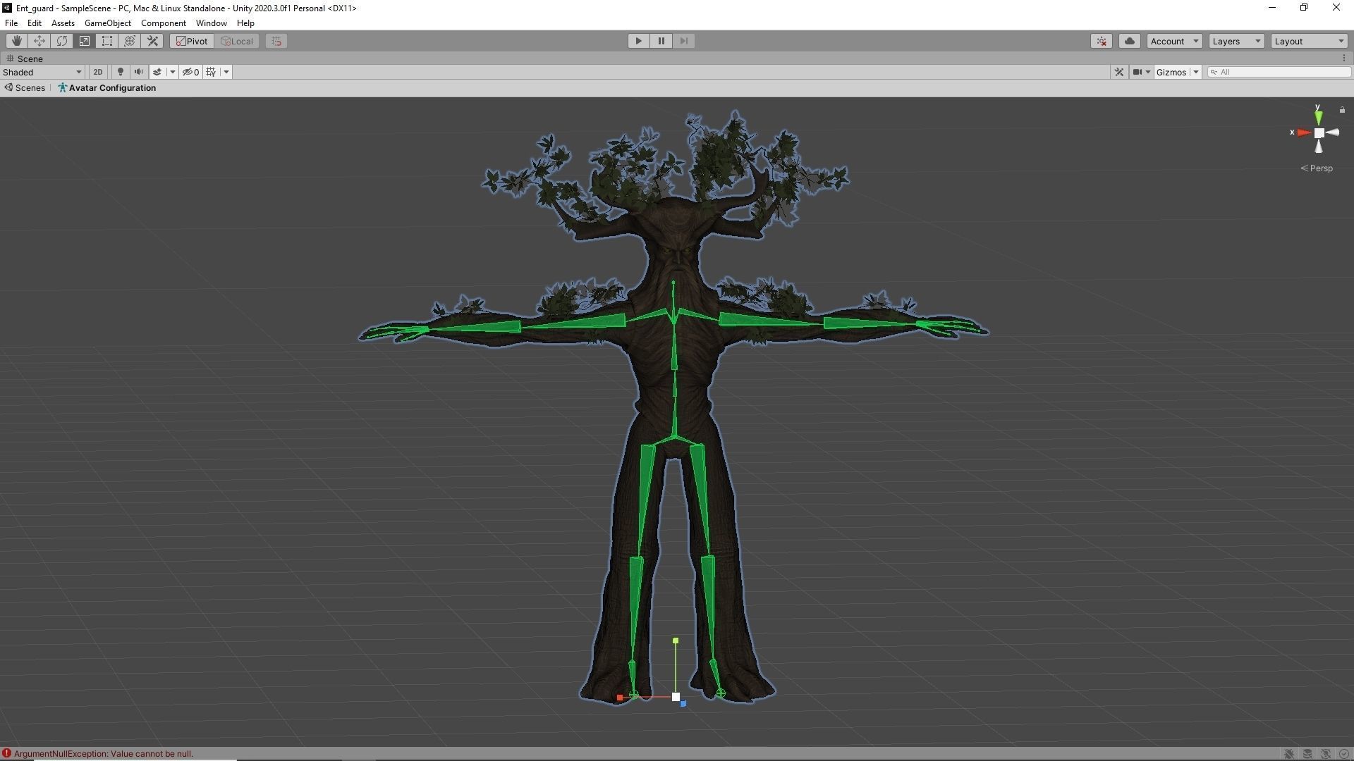 Ent Guardian Low-poly 3D model_19