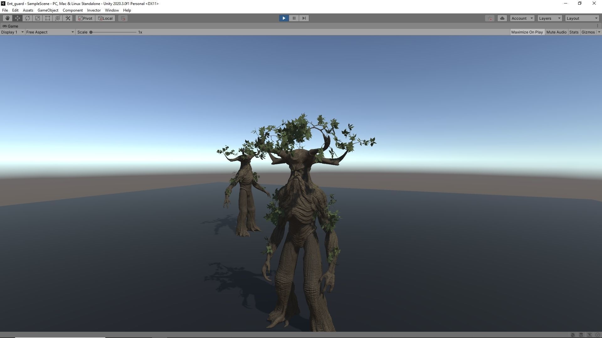 Ent Guardian Low-poly 3D model_18