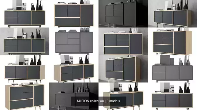 MILTON collection modern sideboard wood