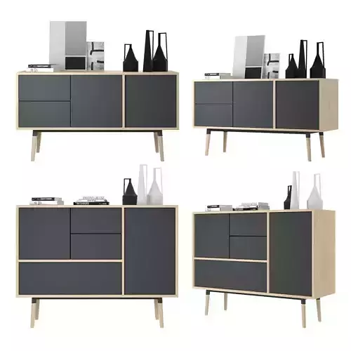 MILTON collection modern sideboard wood 