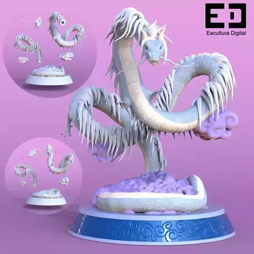 Dragon chino - Chinese dragon 3D print model