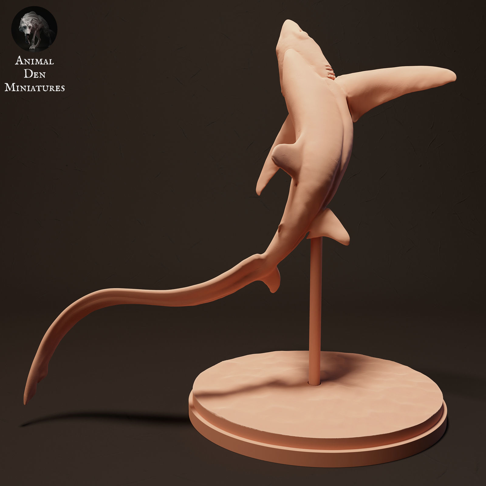 Big Eye Thresher Shark Jump 3D print model_2