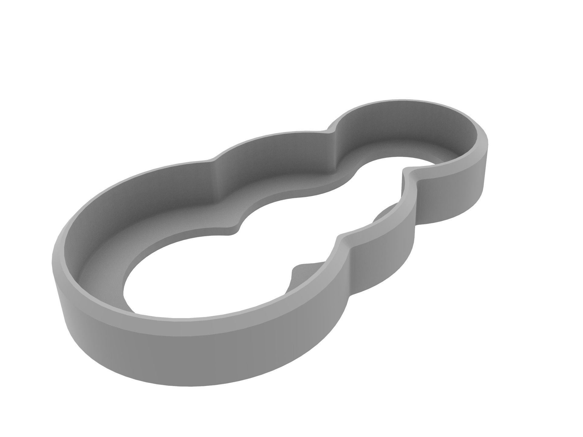 Christmas cookie cutters set files 3D print model_14