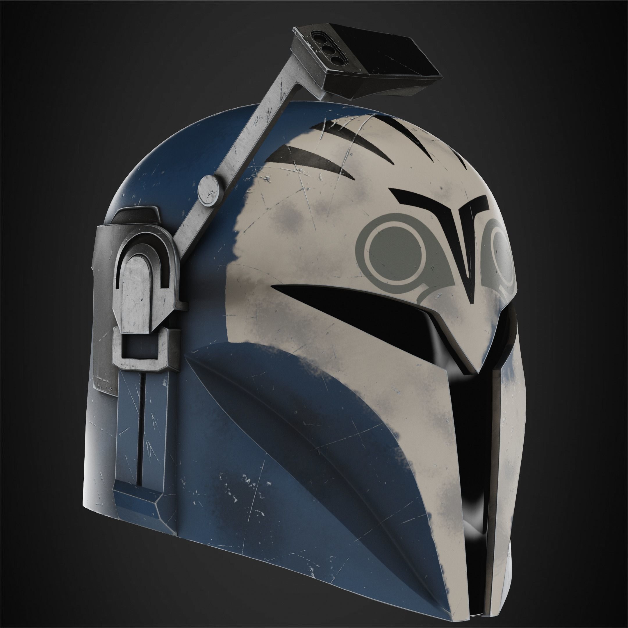 The Mandalorian Bo-Katan Helmet for Cosplay 3D print model_9