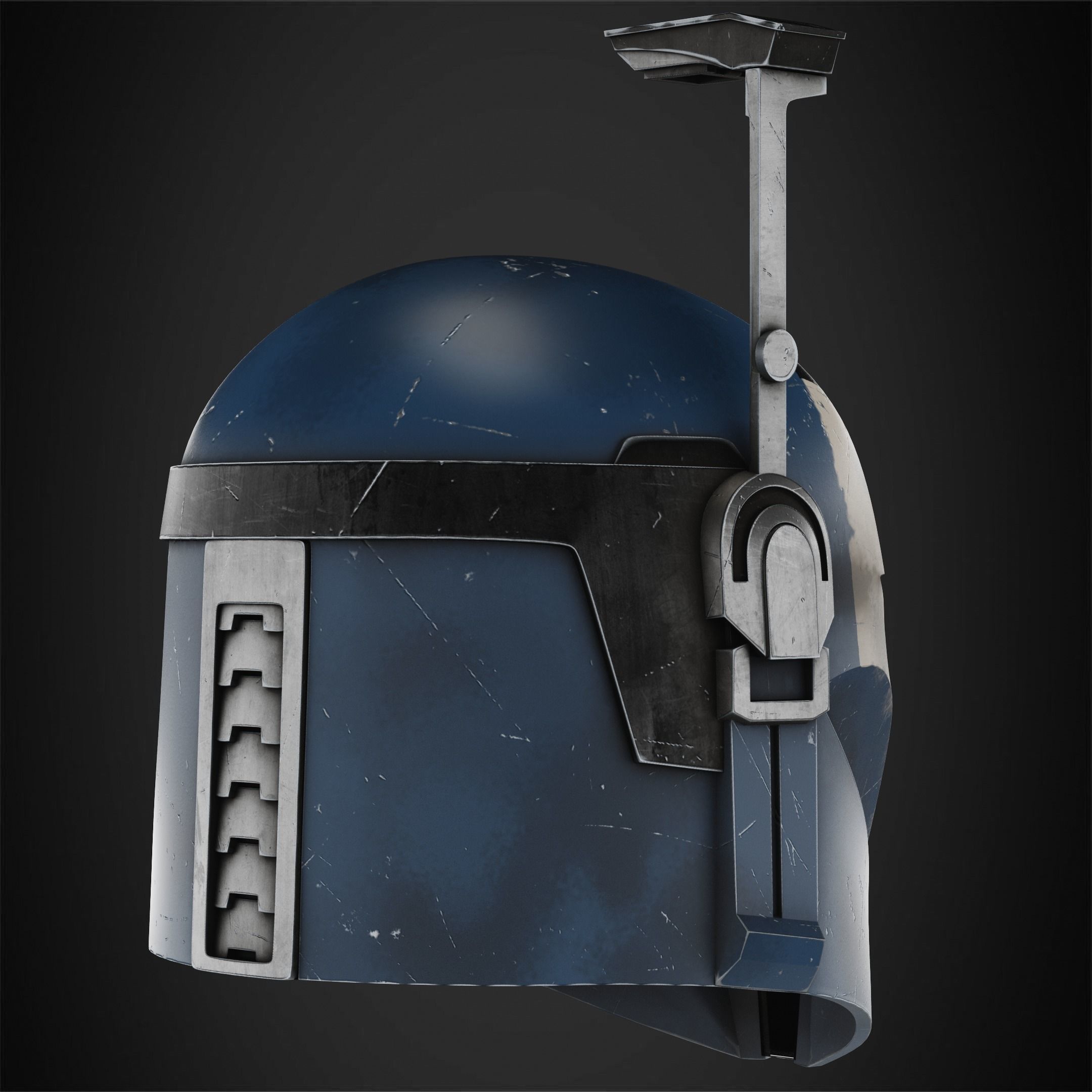 The Mandalorian Bo-Katan Helmet for Cosplay 3D print model_7
