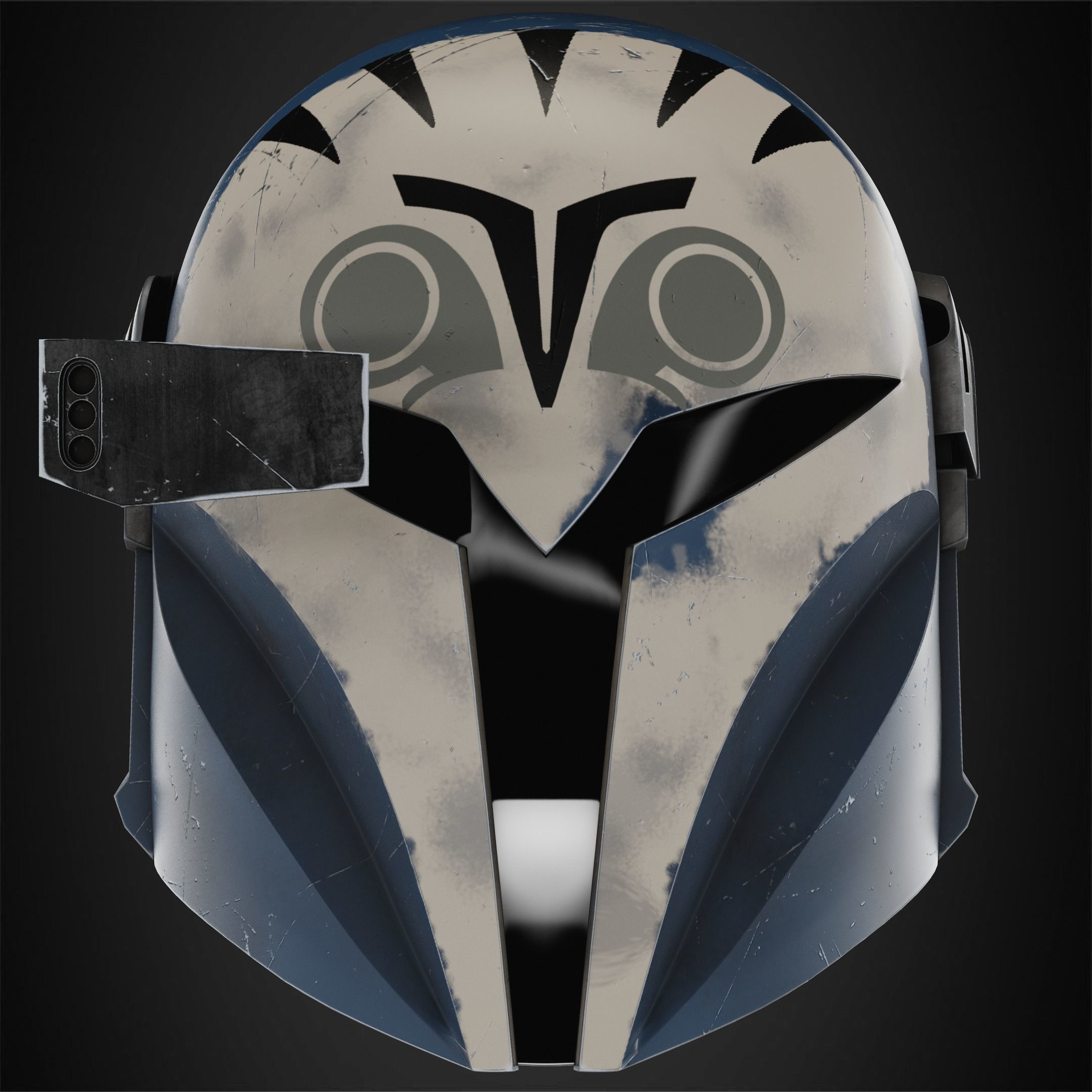 The Mandalorian Bo-Katan Helmet for Cosplay 3D print model_2