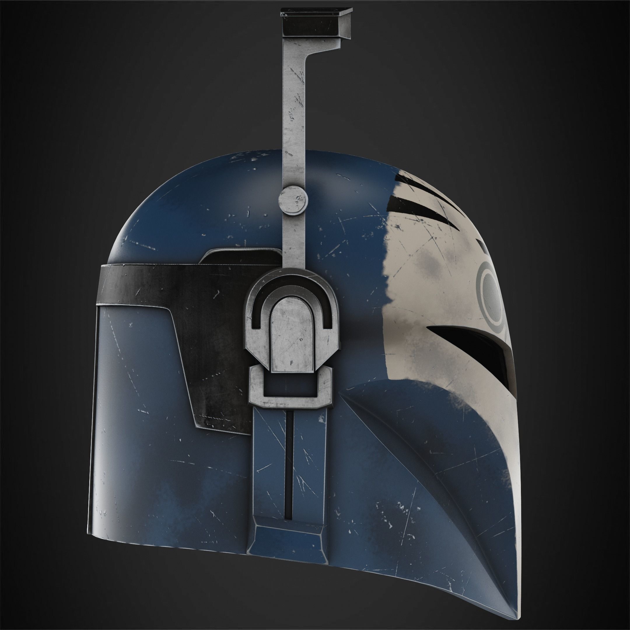 The Mandalorian Bo-Katan Helmet for Cosplay 3D print model_8