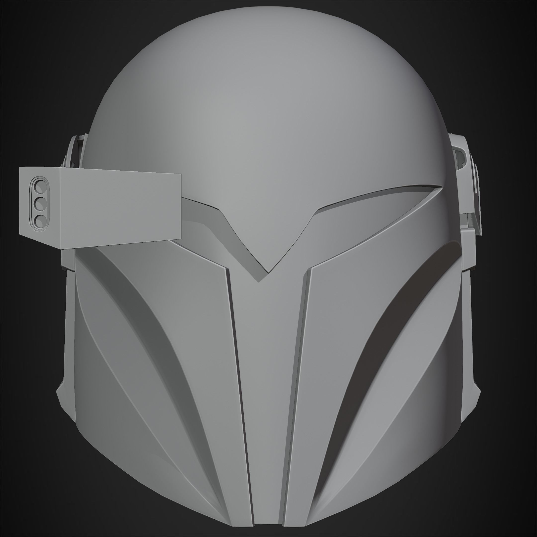 The Mandalorian Bo-Katan Helmet for Cosplay 3D print model_15