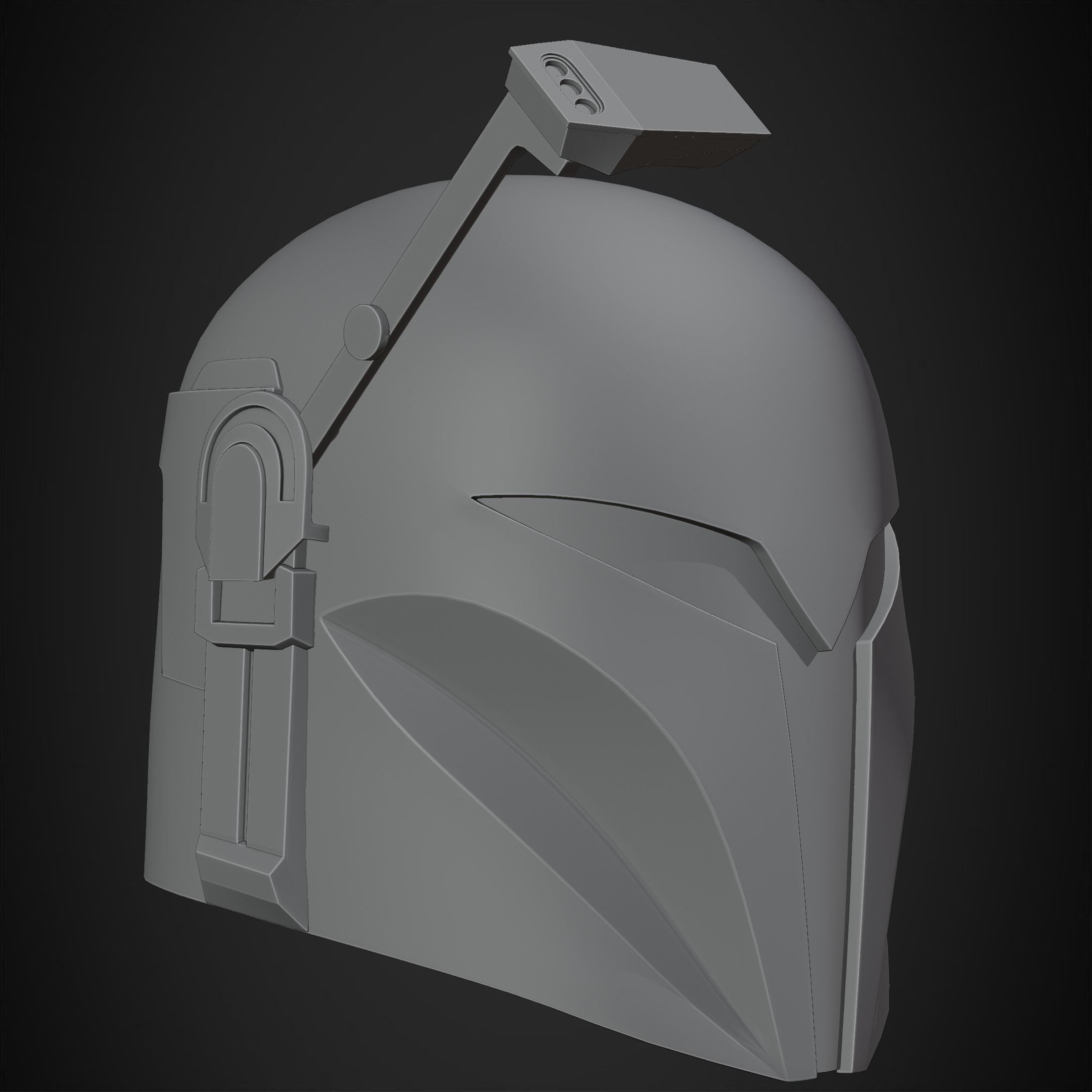 The Mandalorian Bo-Katan Helmet for Cosplay 3D print model_17