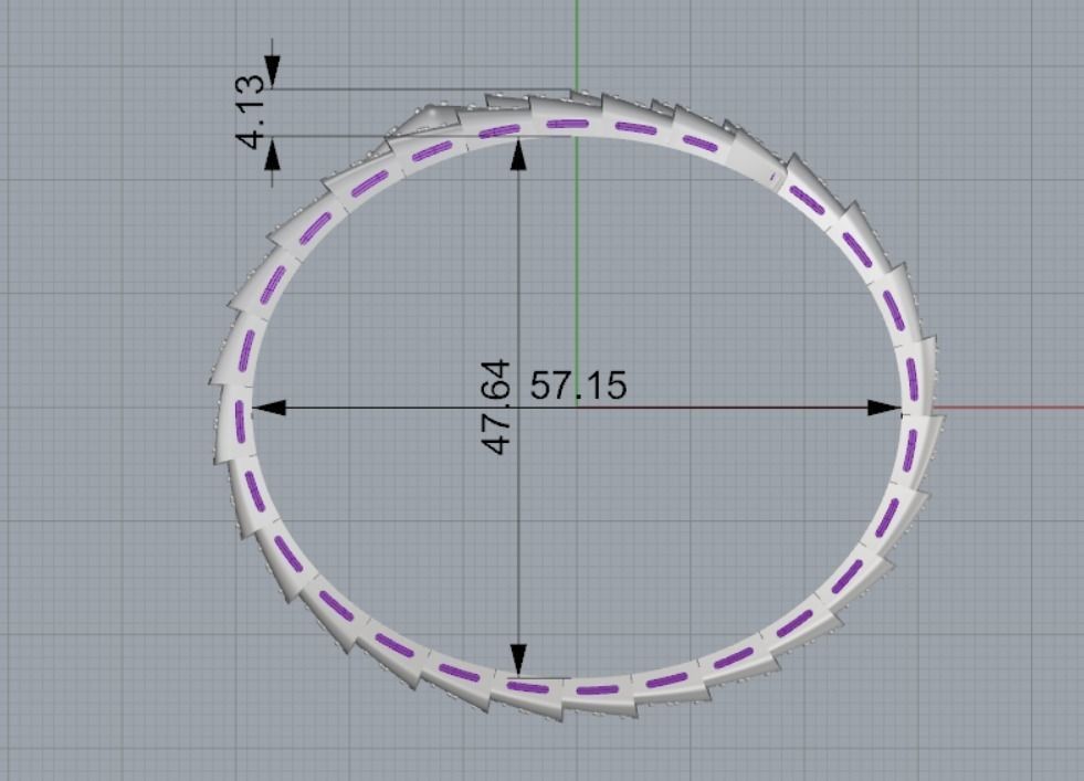 snake bracelet 3D print model_15