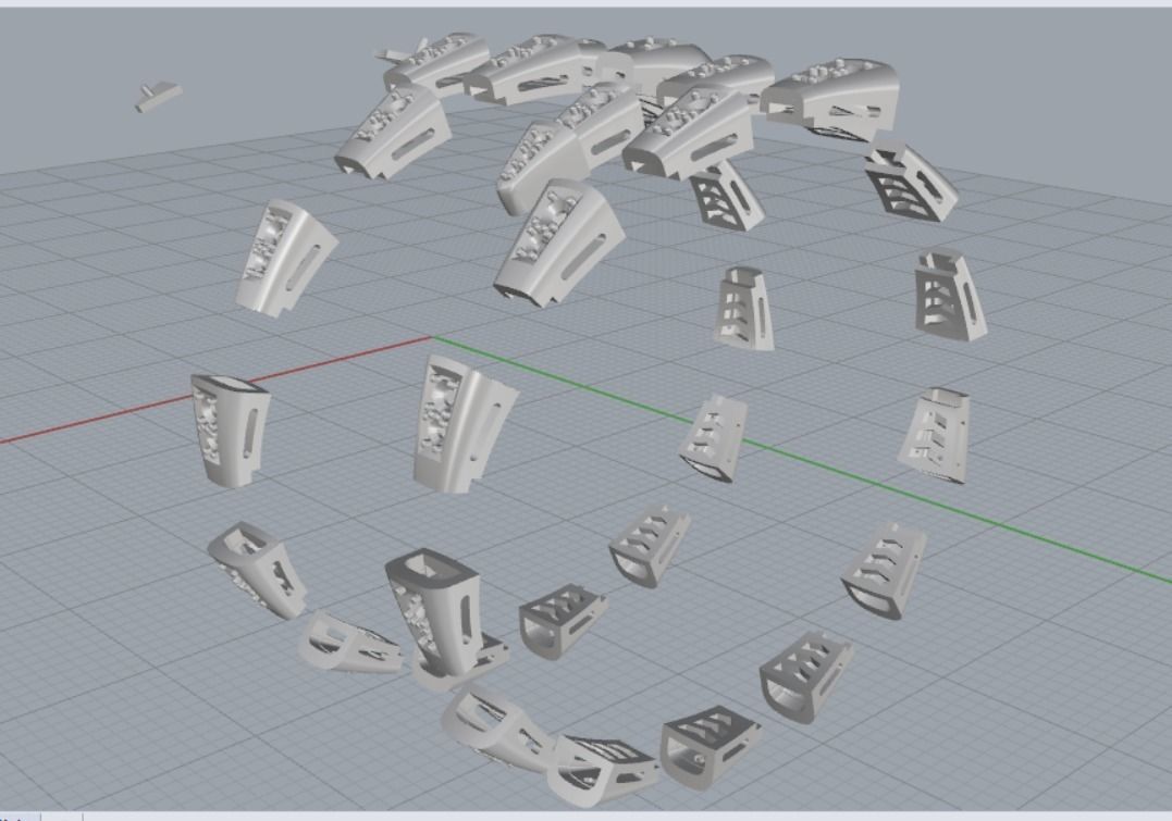 snake bracelet 3D print model_3