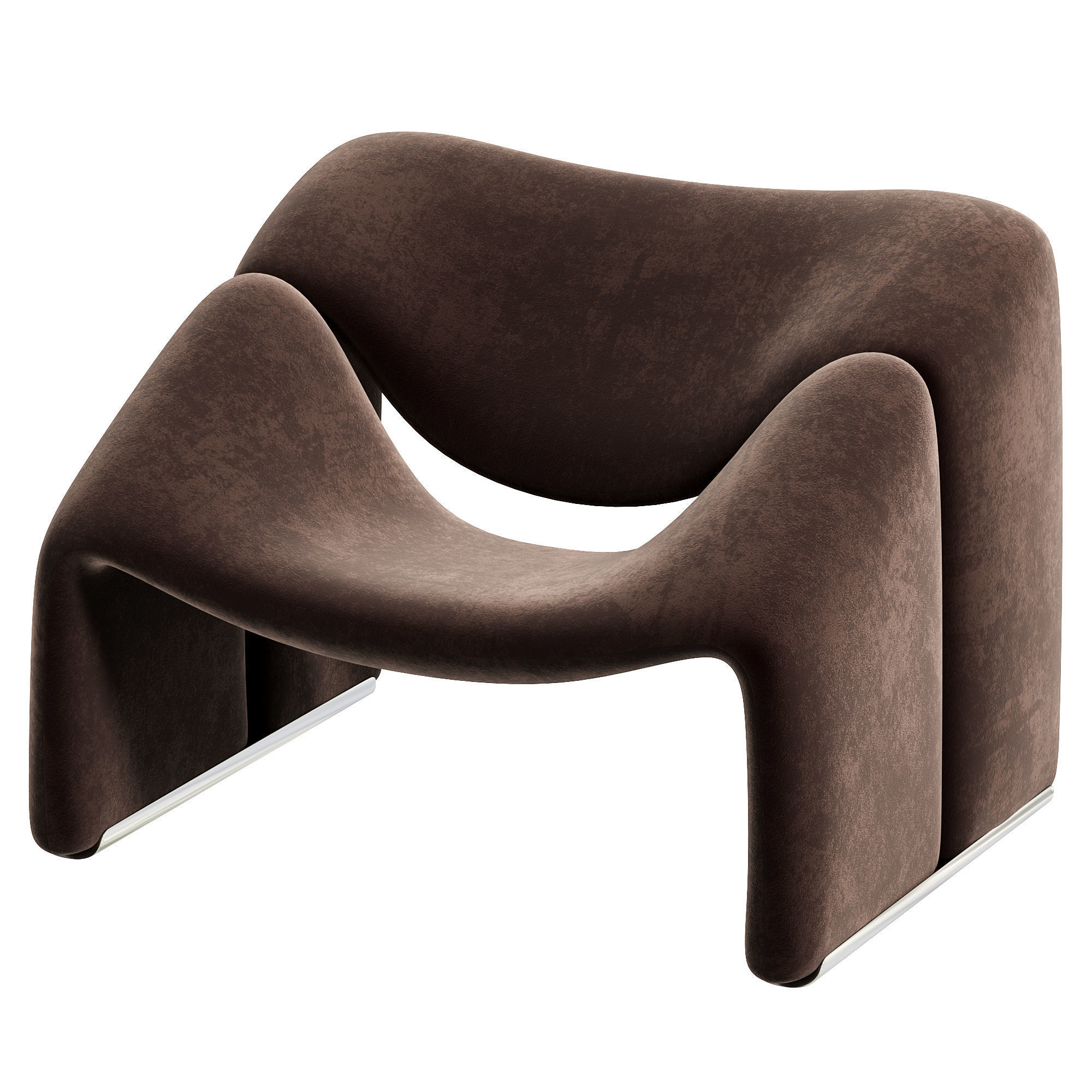 Groovy Lounge Chair Pierre Paulin 3D model_4