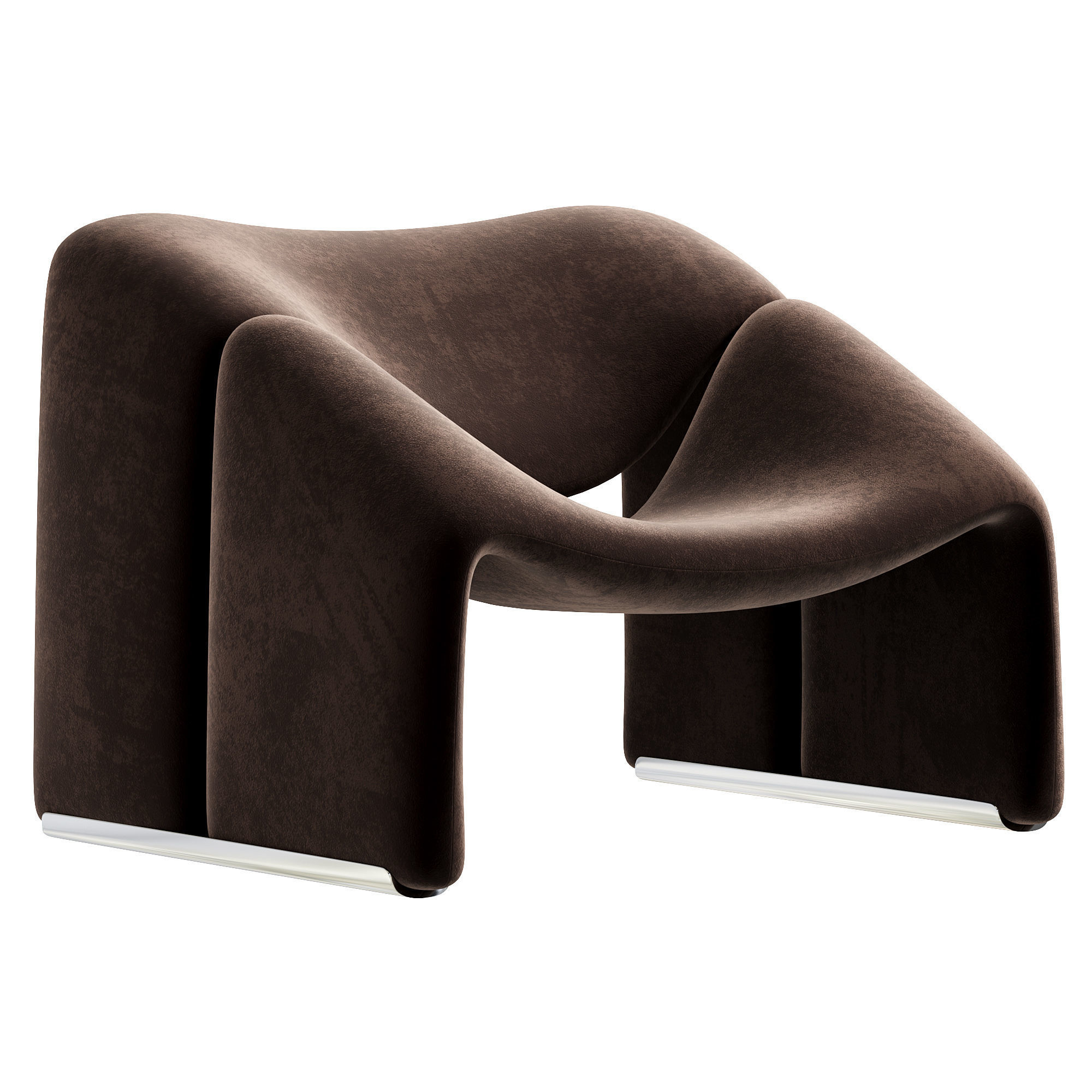 Groovy Lounge Chair Pierre Paulin 3D model_2