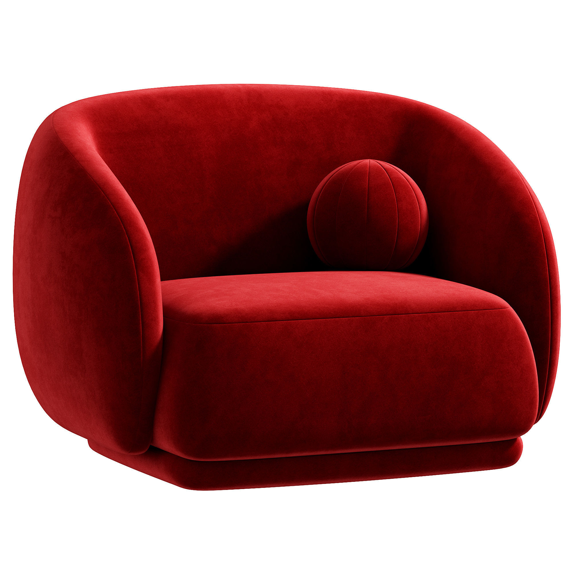 Julep Armchair by Tacchini 3D model_3