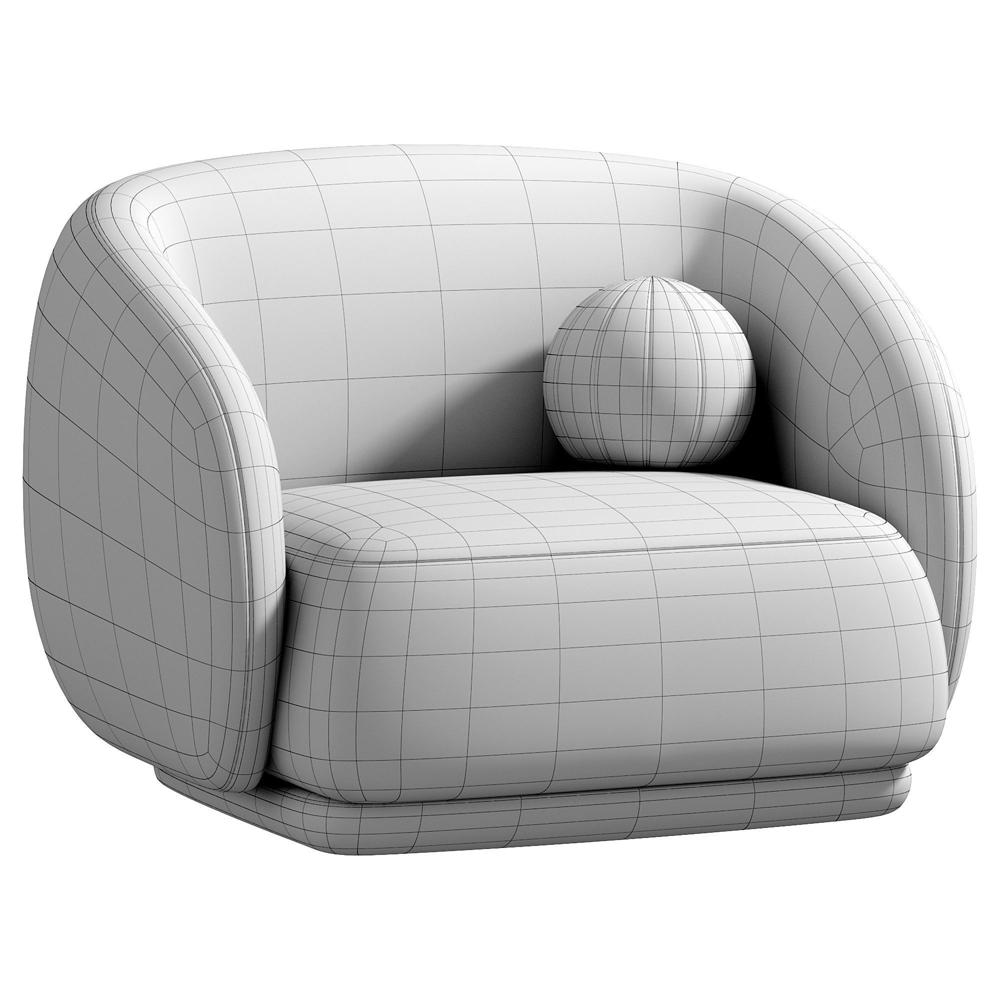 Julep Armchair by Tacchini 3D model_5