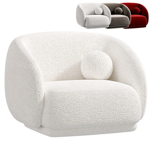 Julep Armchair by Tacchini 3D model