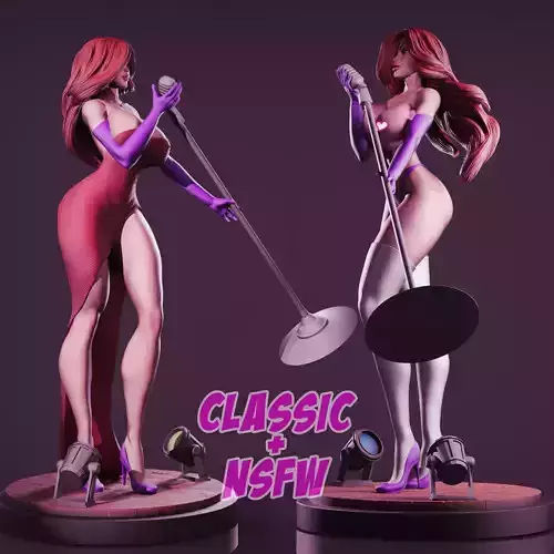 pack Jessica Rabbit 3D print model