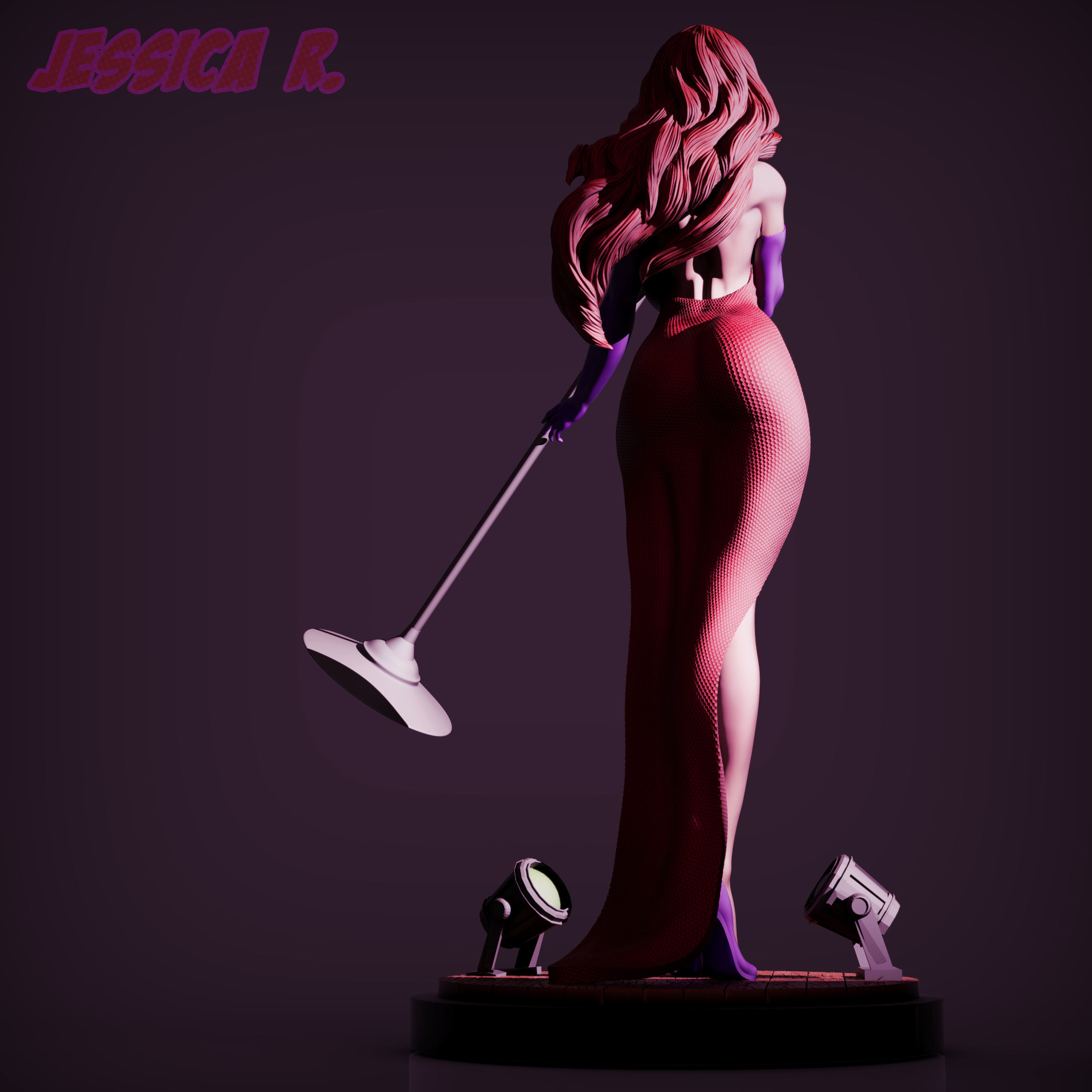 pack Jessica Rabbit 3D print model_10