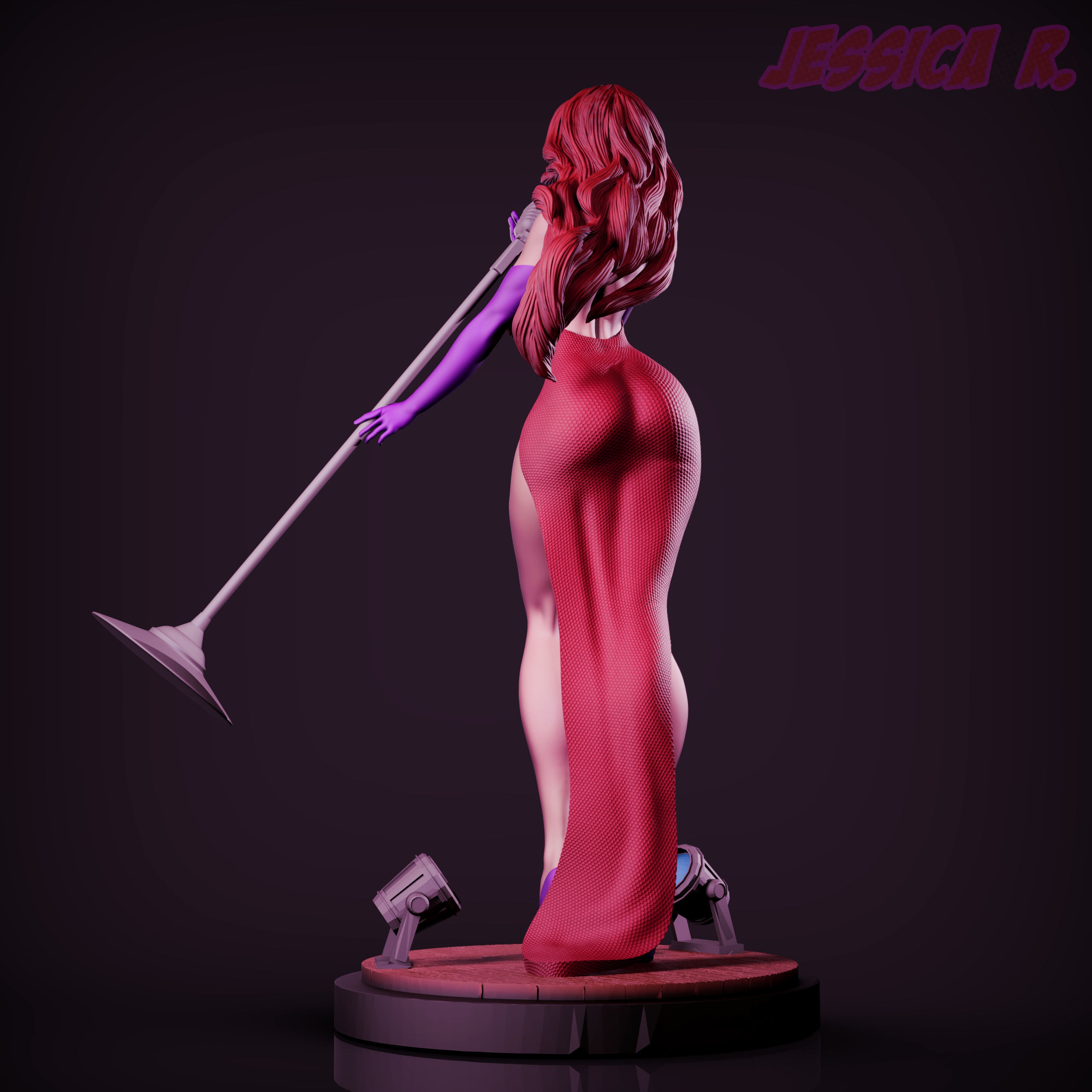 pack Jessica Rabbit 3D print model_2