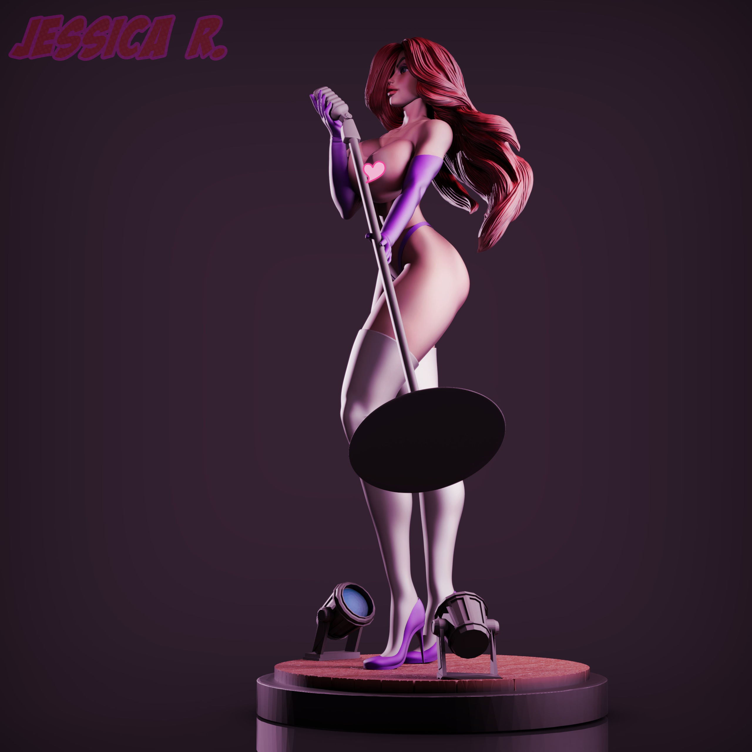 pack Jessica Rabbit 3D print model_6