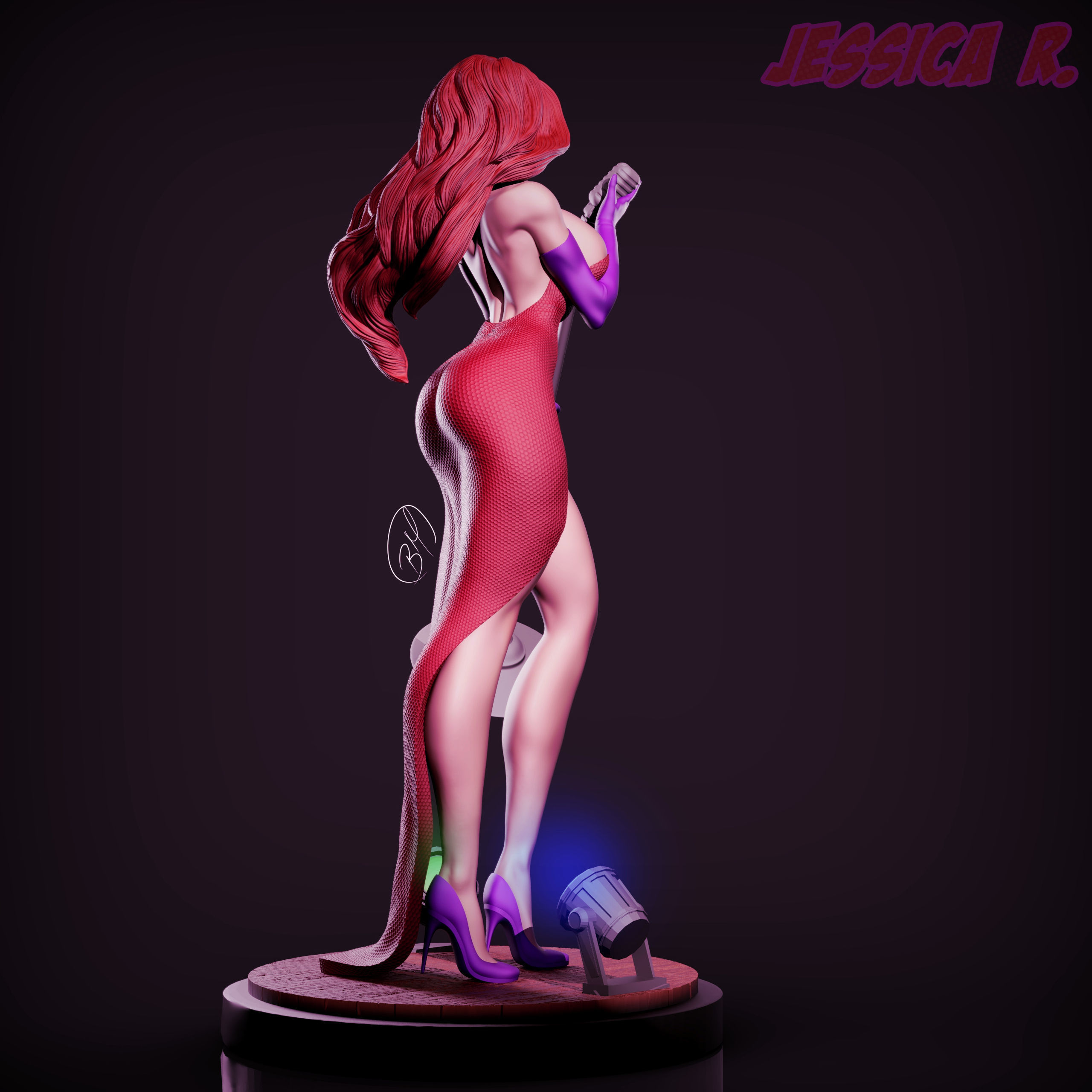 pack Jessica Rabbit 3D print model_4