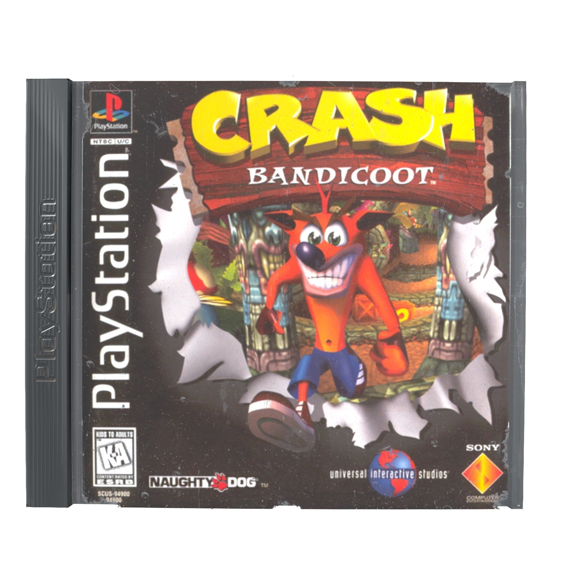 CD boxes Low-poly 3D model_13