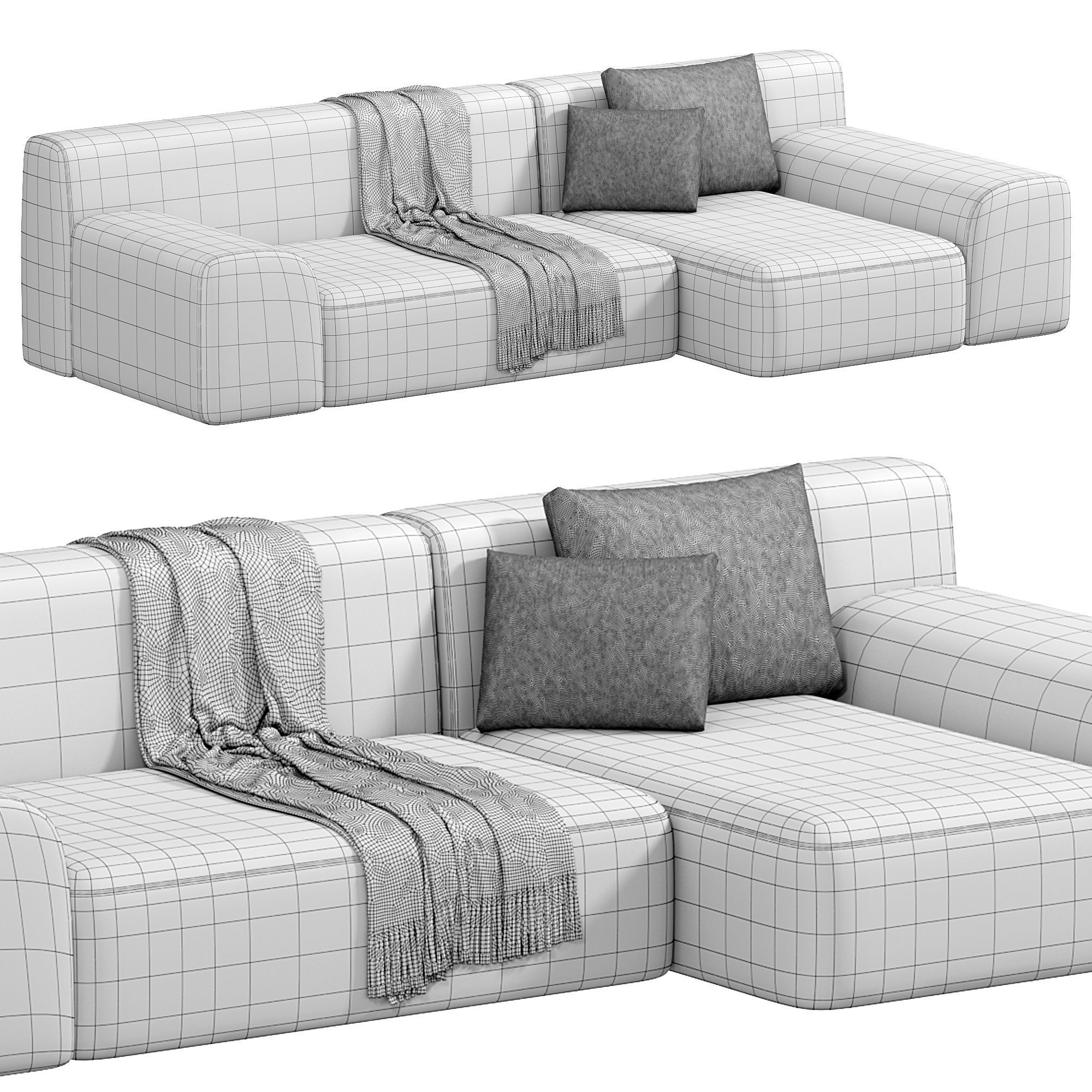 Paola Lenti All Time Sofa 2 3D model_3