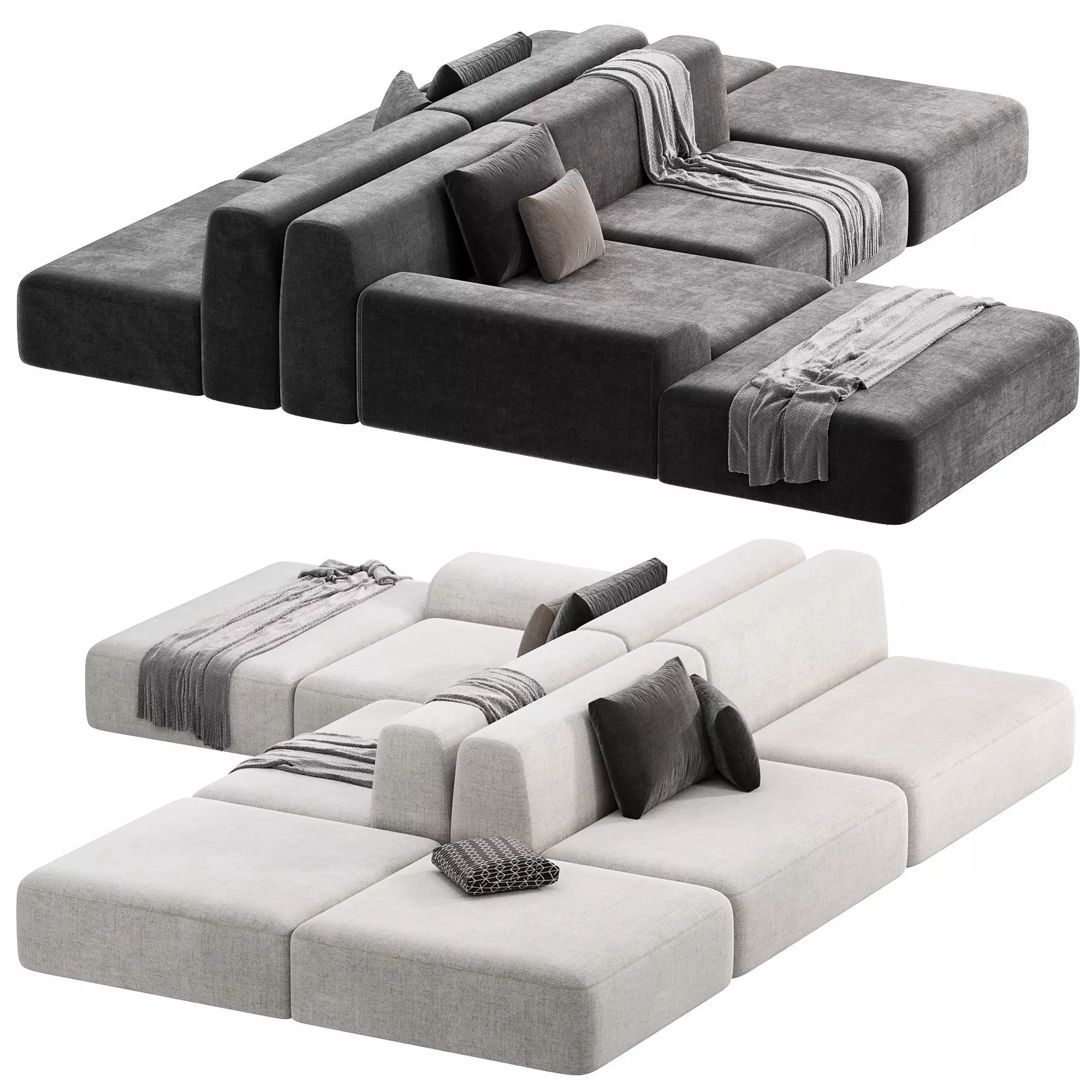 Paola Lenti All Time Sofa 3D model_0