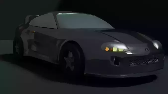 Supra GTE 95 Lowpoly