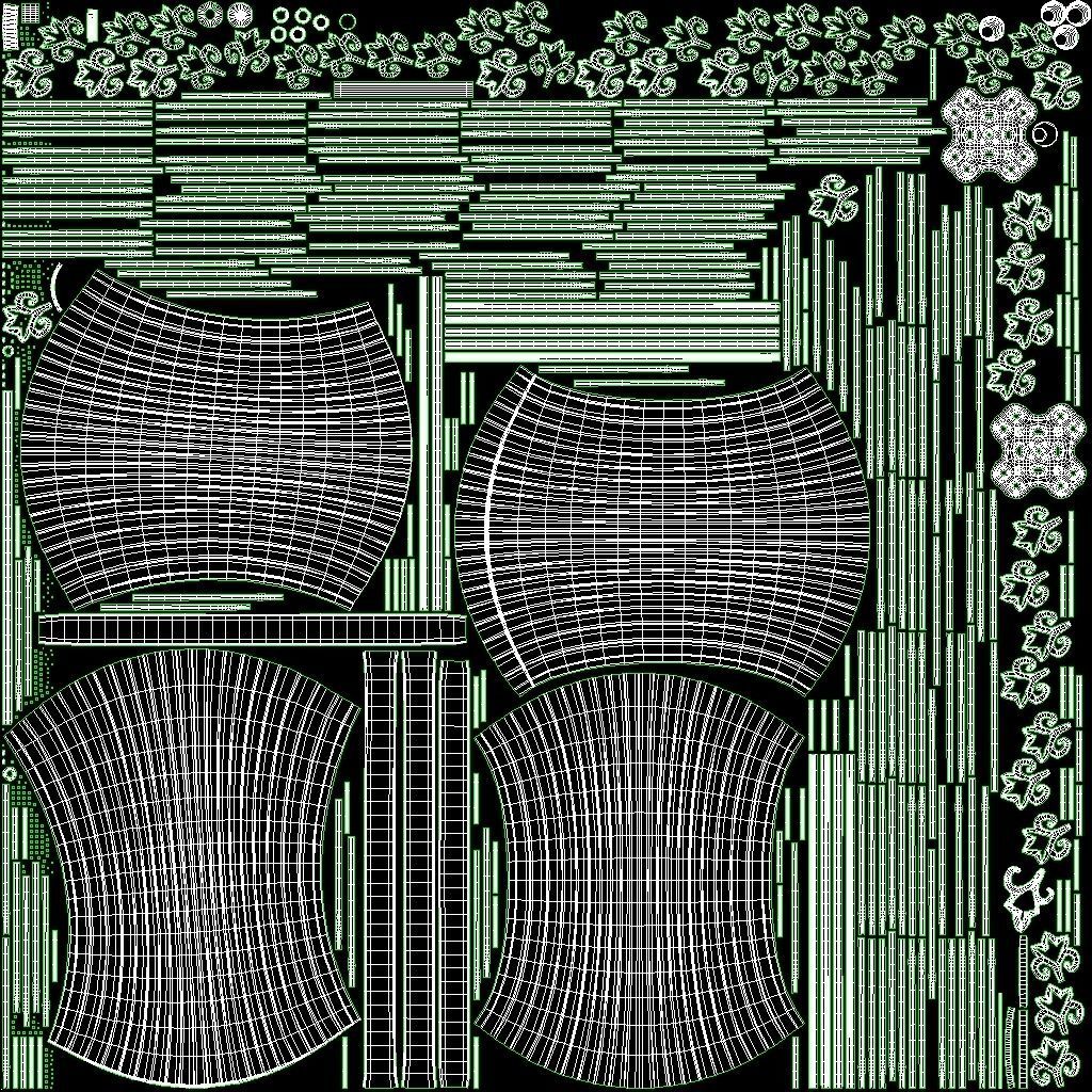 Paper Lantern v1 Low-poly 3D model_22