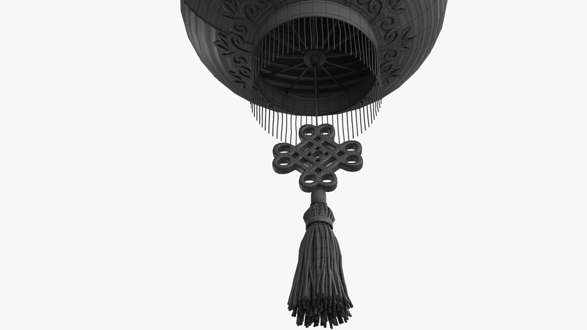 Paper Lantern v1 Low-poly 3D model_21