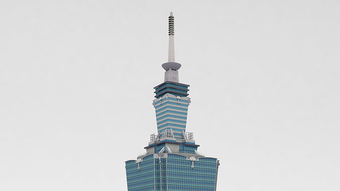 Taipei 101 3D model 7