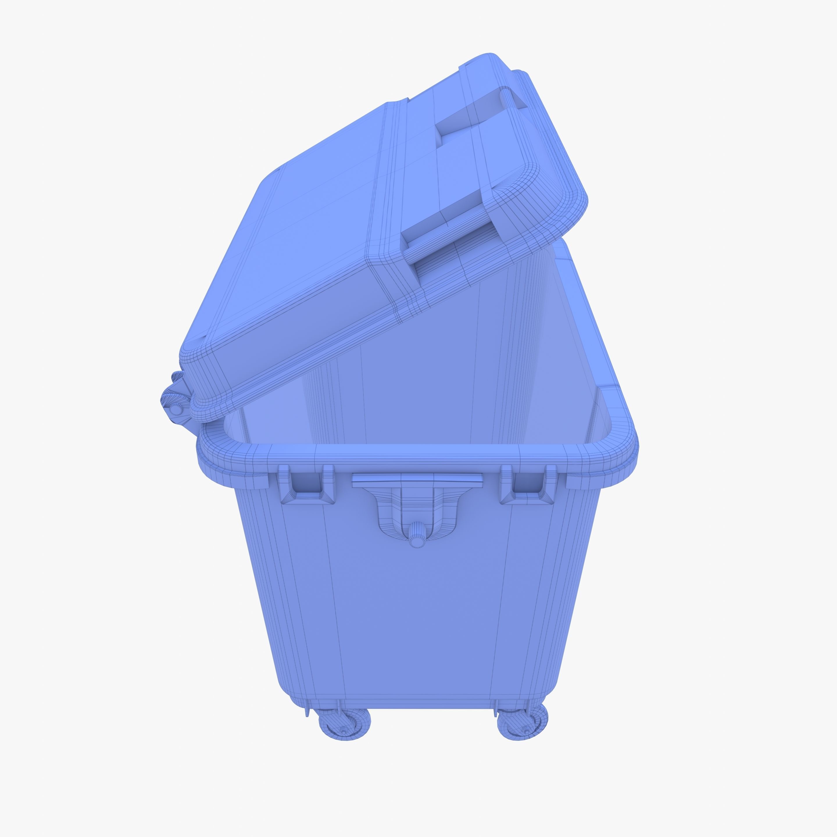 Dumpster v2 weathered 3D model_20