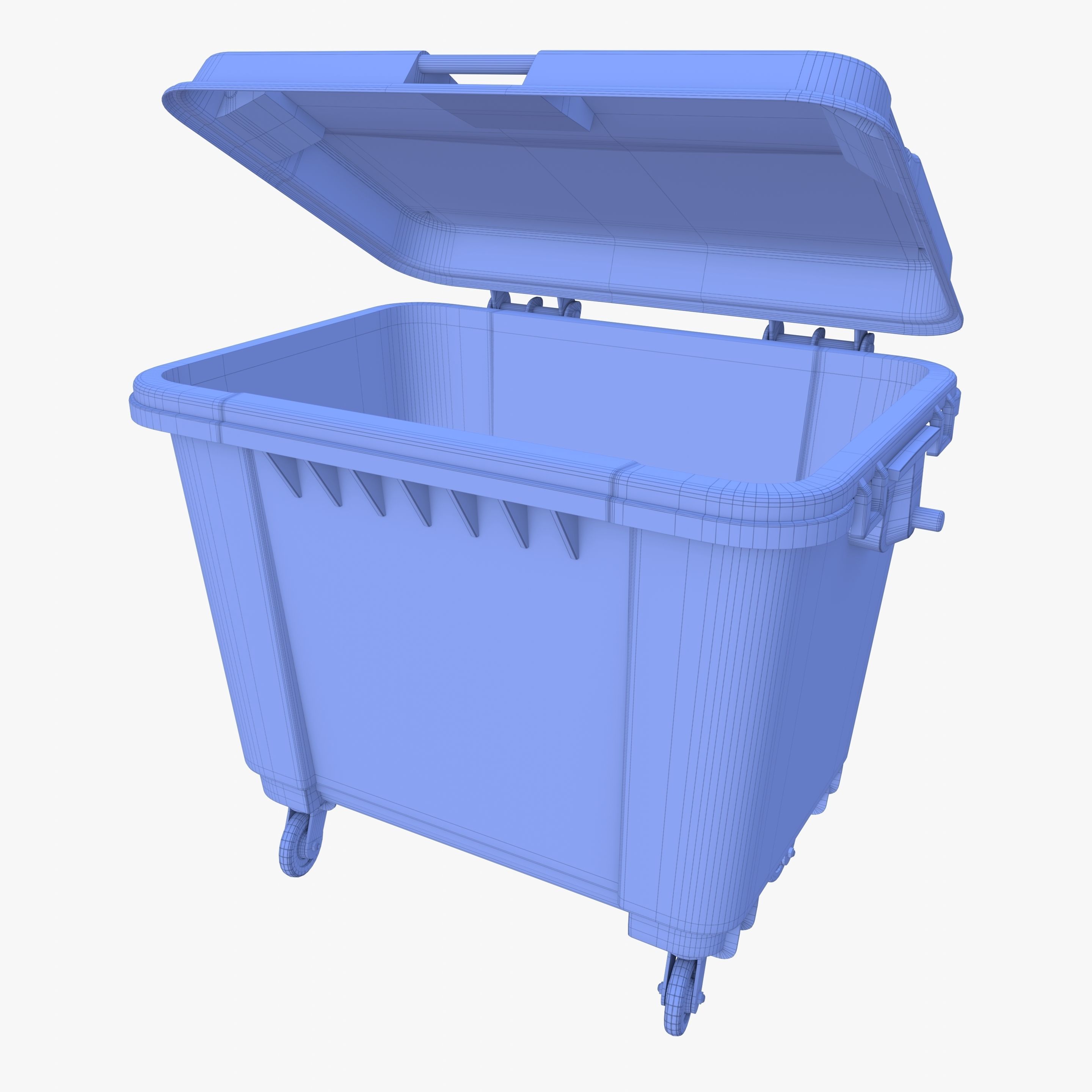 Dumpster v2 weathered 3D model_18