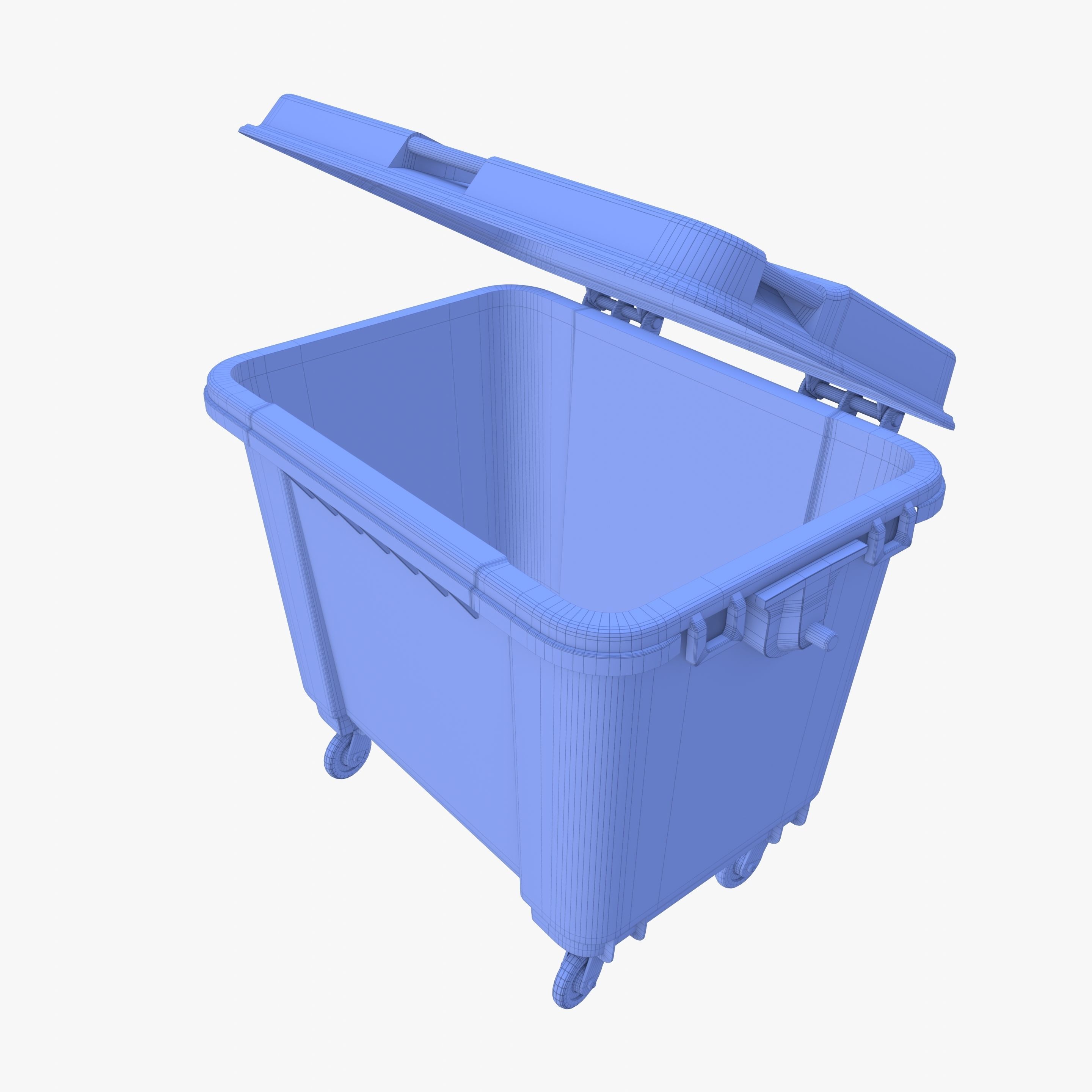 Dumpster v2 weathered 3D model_19