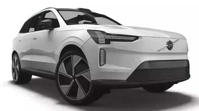 Volvo EX90 2023 3D model Volvo EX90 2023 3D model
