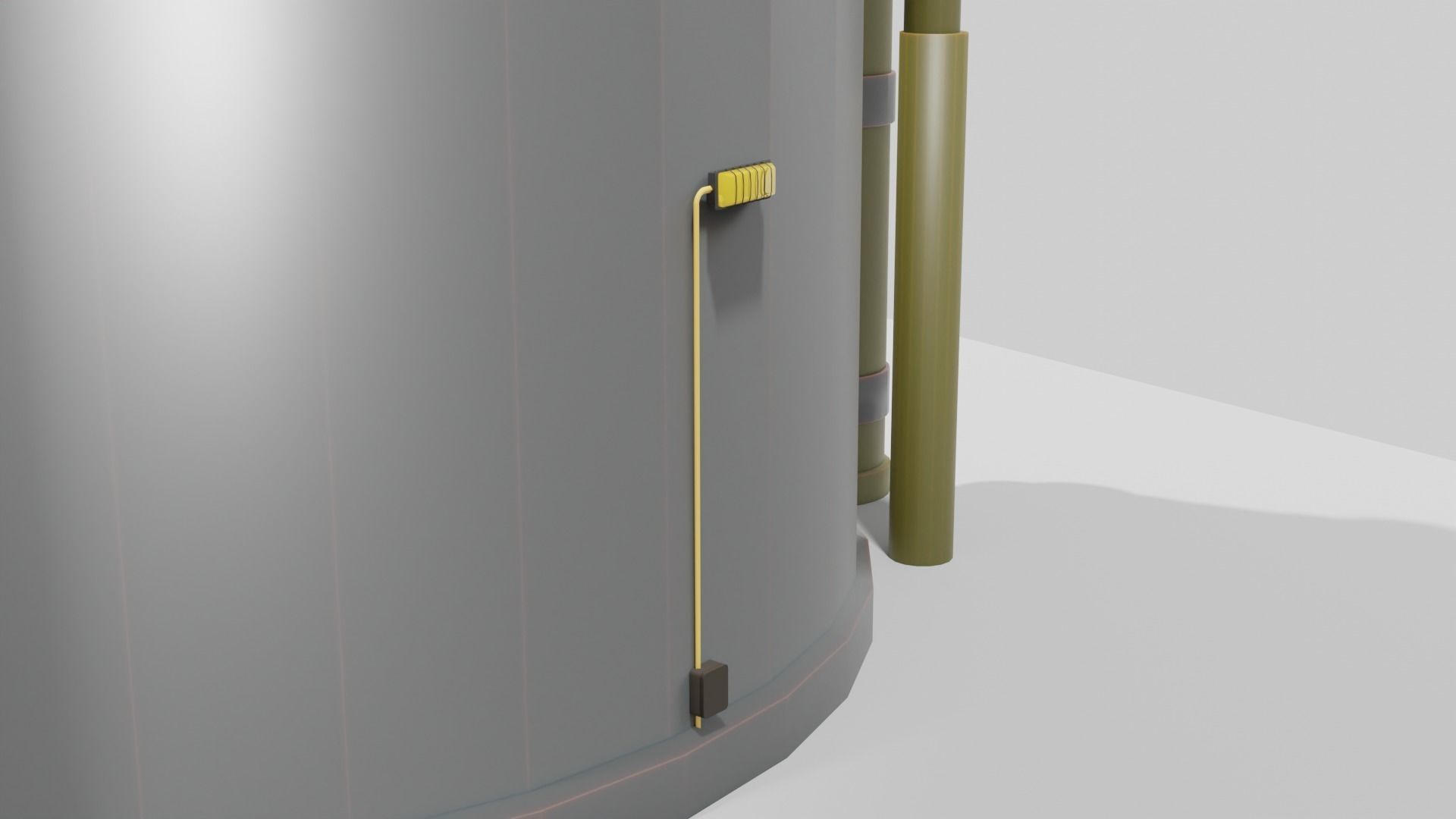 Low-Poly Industrial Storage Tank model Free low-poly 3D model_5