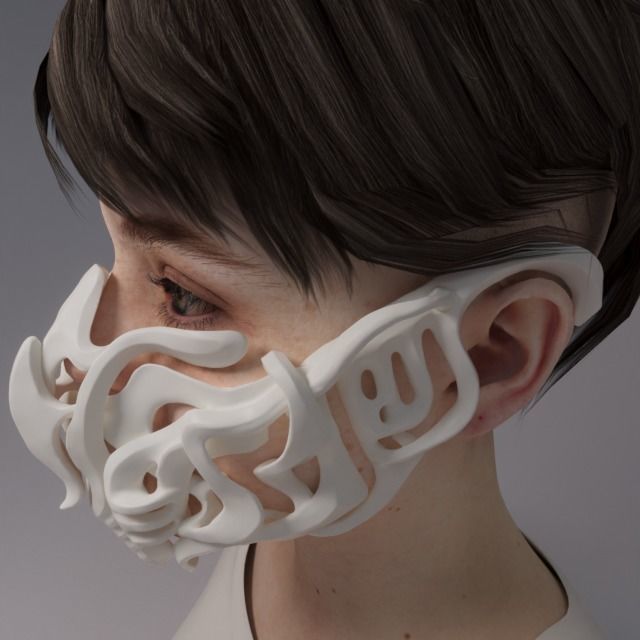 MASK 2024 - BONES 3D print model_9