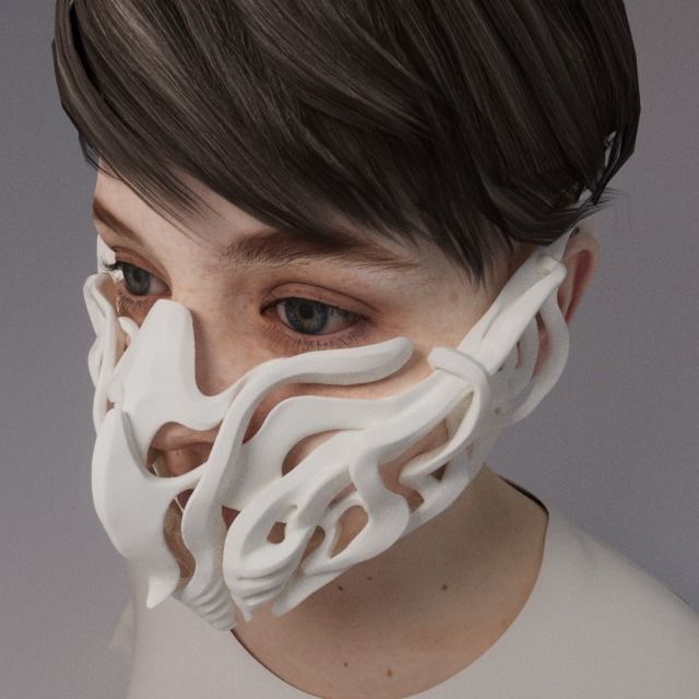 MASK 2024 - BONES 3D print model_11