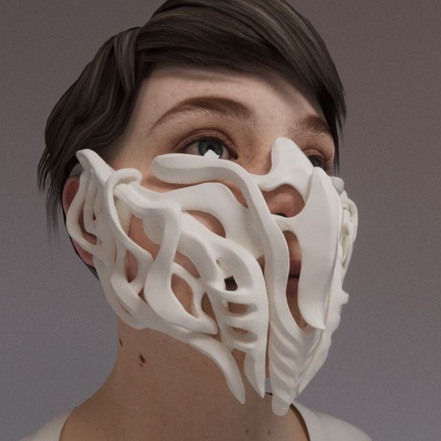 MASK 2024 - BONES 3D print model_10
