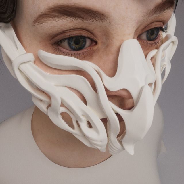 MASK 2024 - BONES 3D print model_13