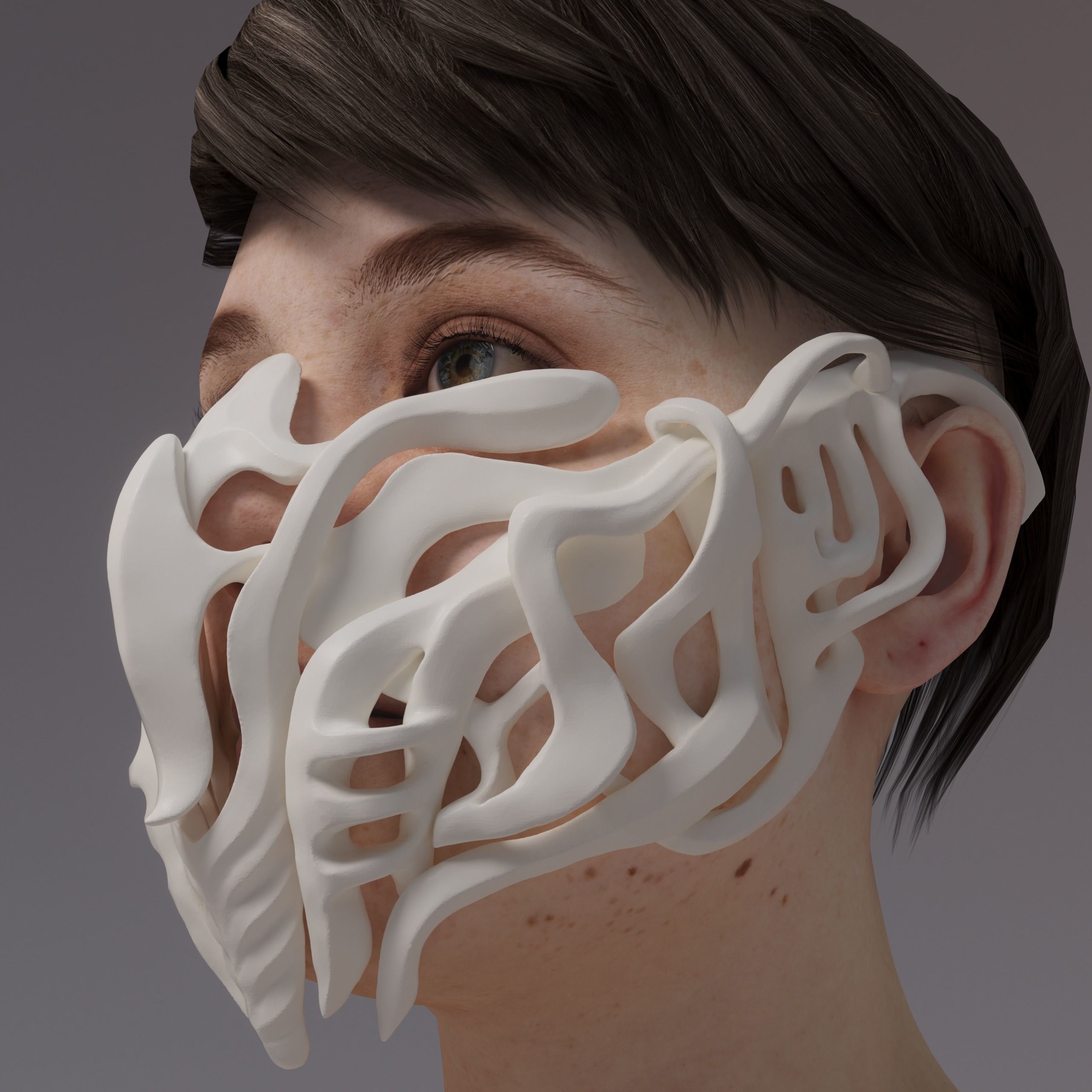 MASK 2024 - BONES 3D print model_4