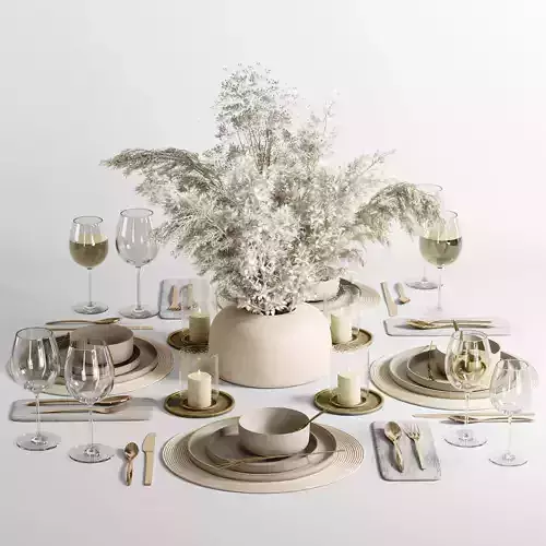 Tableware 01 3D model