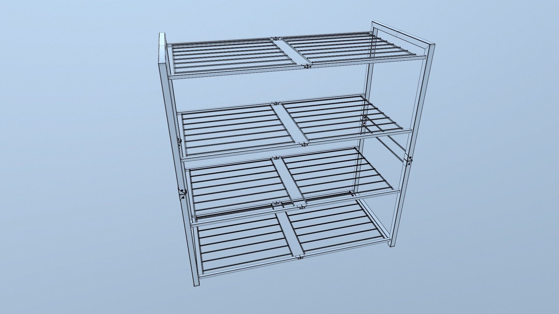Metal Racks 3D model_18