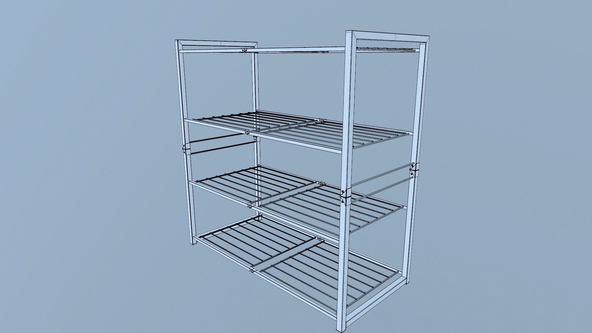 Metal Racks 3D model_15