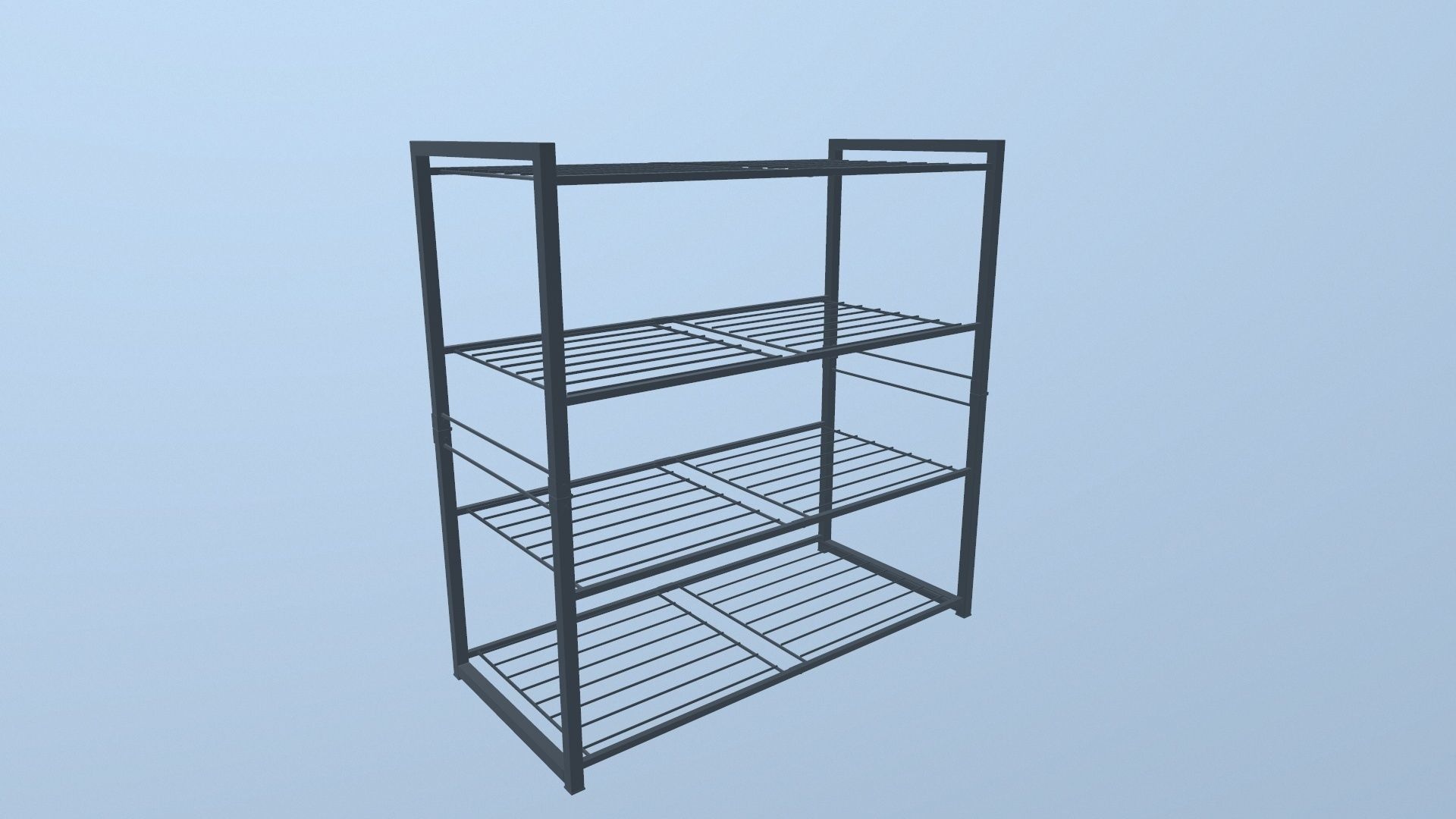 Metal Racks 3D model_12